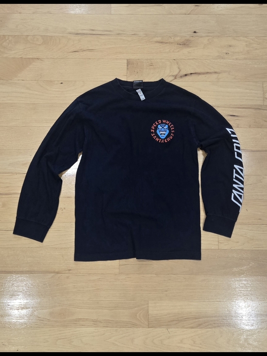 Santa Cruz Skateboards Other - Santa Cruz Black Long Sleeve Graphic Tee Size Small